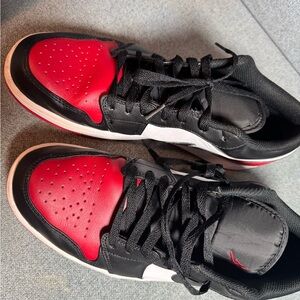 Stylish Black and Red Men's Air Jordan’s.